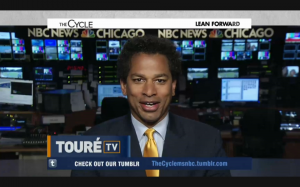 MSNBC's Toure, on The Cycle (video below)