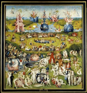 Photo of central panel of Bosch's Garden of Earthly Delights by Will Flicker/creative commons