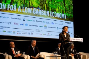 Hewlitt-Packard's Gabi Zedlmayer at "Leader's vision for a low carbon economy" NYC Climate Week 2014 Flickr/creative commons